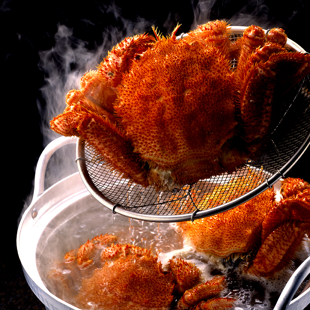 蟹味噌たっぷり！北海道産極上毛蟹500g×2匹！ズワイガニ タラバガニ 海産物通販の海夢 / 蟹(タラバ・ズワイ・毛ガニ)